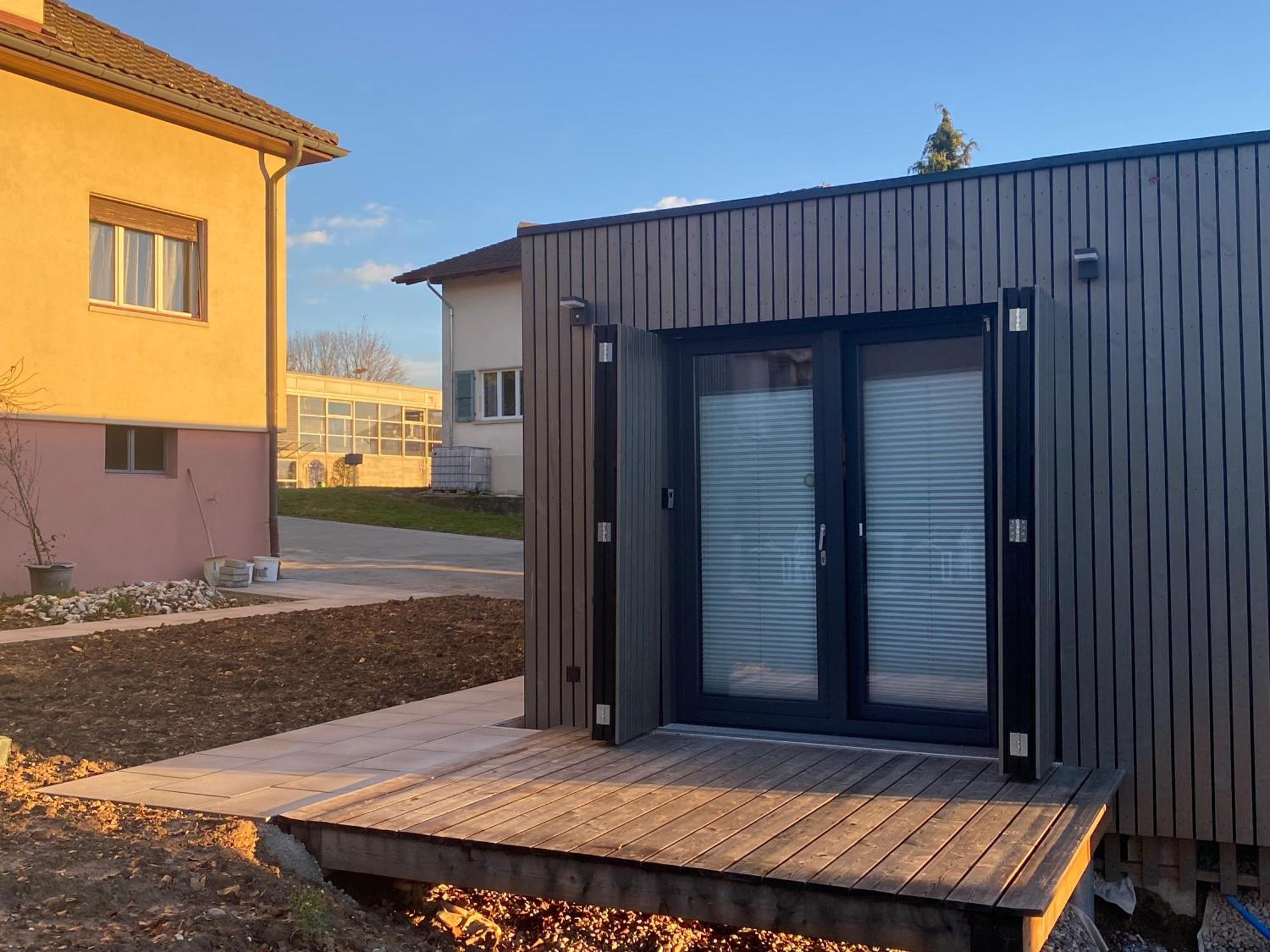 Auf Wolke 7 - Gaeste-Studio Im Mini House In Ch-4556 Aeschi So Esterno foto